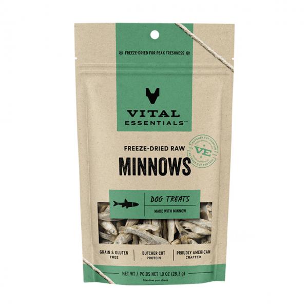 Vital Essentials Dog Treats FD Minnows 1 oz.