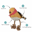 Fringe Dog Toy MS Birdie