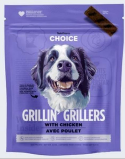 NutriSource Dog Treat Choice Grillin' Grillers Chicken 32 oz
