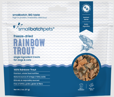 Small Batch Dog Treat FD Rainbow Trout 2 oz
