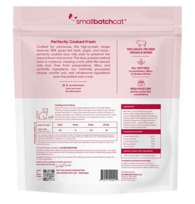 Small Batch Frozen Cat Perfectly Cooked Beef 2 lb.