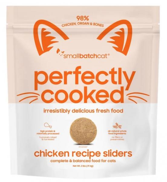 Small Batch Frozen Cat Perfectly Cooked Chicken 2 lb.