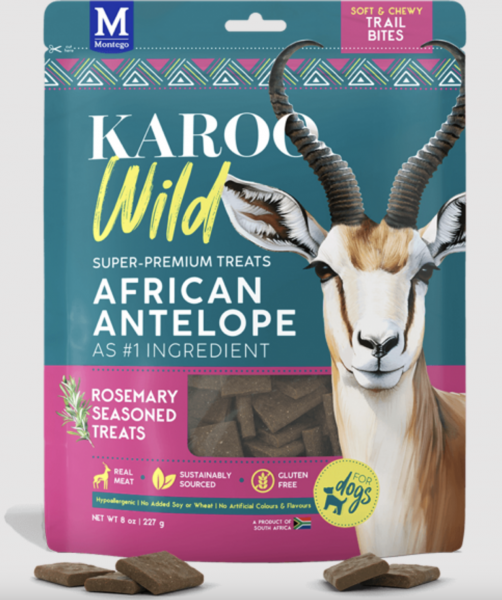 Karoo Wild Antelope + Rosemary Treats Trail Bites 8 oz