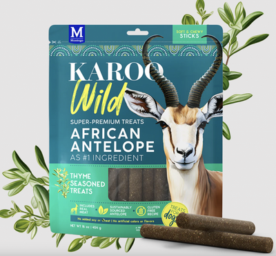Karoo Wild Antelope + Thyme Treats Trail Bites 8 oz
