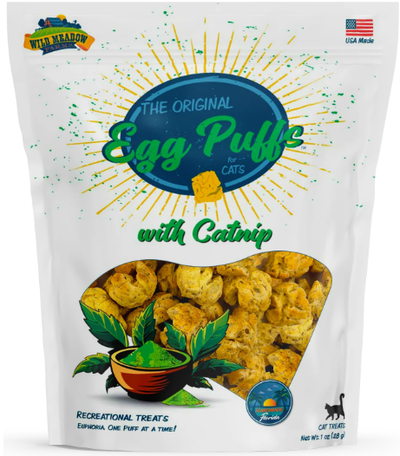WMF Egg Puffs for Cats Catnip 1oz.