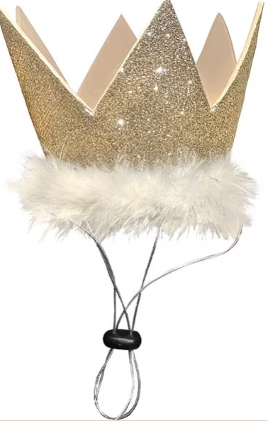 H&K Dog Party Crown Gold