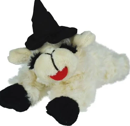 Multipet Halloween Lamb Chop Catnip Witch  4"