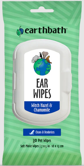 Earthbath Ear Wipes for Dogs and Cats
