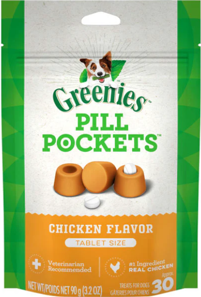 Pill Pockets Chicken Tablet 3.2 oz.