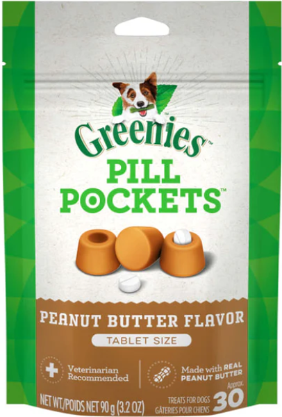Pill Pockets Peanut Butter Tablet 3.2 oz.