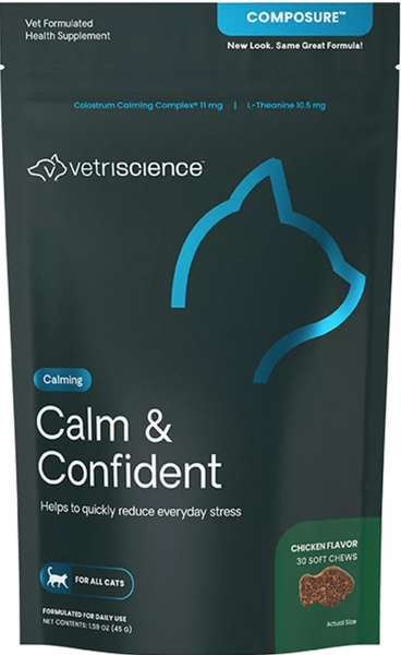 Vetri Science* Cat Composure Calm & Confident Chicken 30 ct