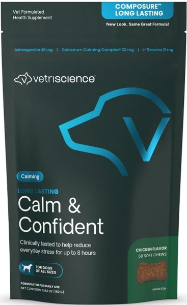 Vetri Science* Dog Composure Calm & Confident Long Lasting Chew Chicken 50 ct