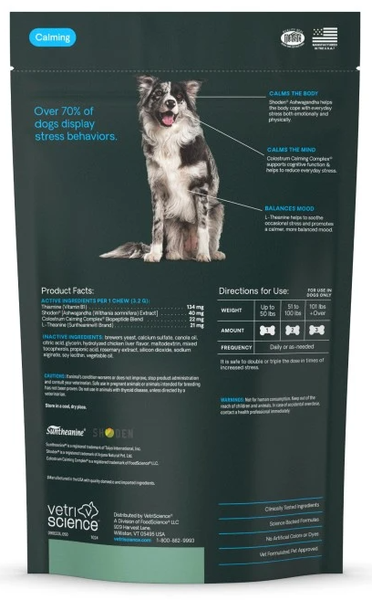 Vetri Science* Dog Composure Calm & Confident Long Lasting Chew Chicken 50 ct