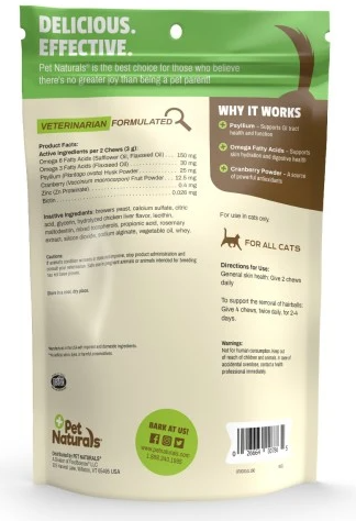 Pet Naturals* Cat Hairball Chew 30 ct.