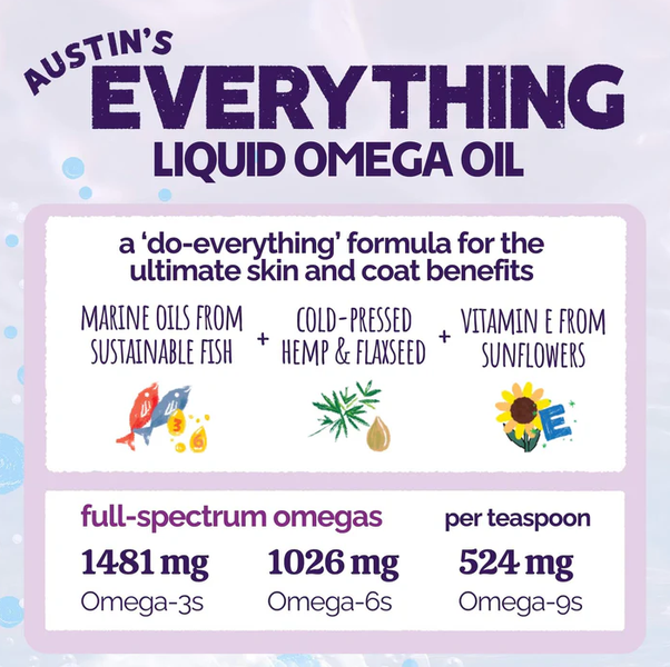Austin and Kat* Omega Everything Oil 16 oz.