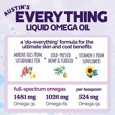Austin and Kat* Omega Everything Oil 16 oz.