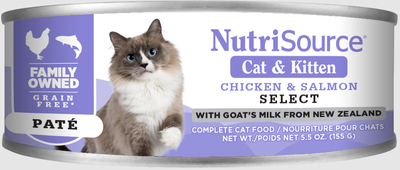 Nutrisource Cat Can Chicken and Salmon Select 5.5 oz.