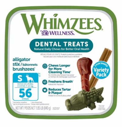 Whimzees Variety Pack Small 56 pcs