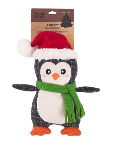 Zippy Paws Holiday Eco Cotton Cuddler Penguin
