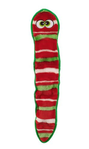OH Holiday Durablez Snake Dog Chew Toy Green Small