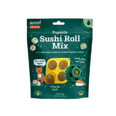Woof* Dog Treat Pupsicle Treat Mix Sushi Roll 5.5 oz