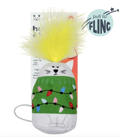 H&K Cat Holiday Toy Meh Christmas Kitty Flinger