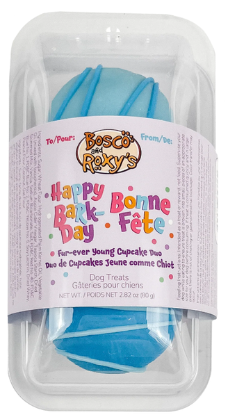 B&R Bark-Day Cupcake Duo Blue