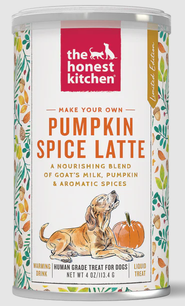 The Honest Kitchen Pumpkin Spice Latte Canister 4 oz