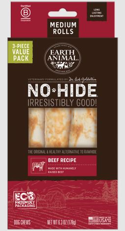 EA No Hide Beef Chews Medium 7" Value Pack 3 ct.