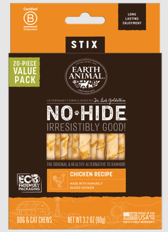 EA No Hide Chicken Chews Stix Value Pack 20 ct.