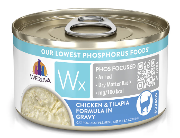 Weruva WX Phos Chicken and Tilapia in Gravy 5.5 oz.