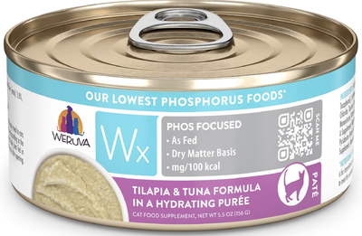 Weruva WX Phos Tilapia & Tuna Puree 5.5 oz.