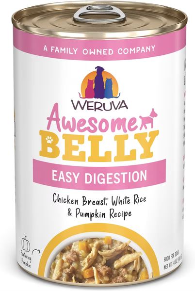 Weruva Dog Can Awesome Belly Chicken & Rice 14 oz