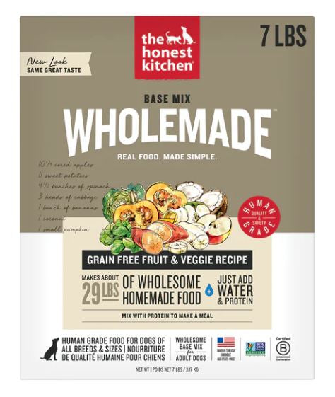 The Honest Kitchen Wholemade Base Mix GF Fruit & Veg 7 lb.