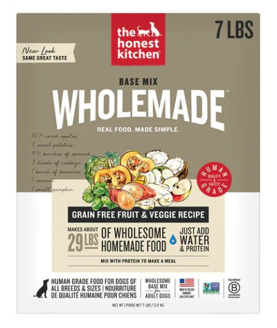 The Honest Kitchen Wholemade Base Mix GF Fruit & Veg 7 lb.