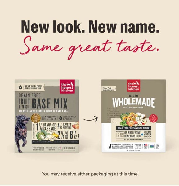 The Honest Kitchen Wholemade Base Mix GF Fruit & Veg 7 lb.