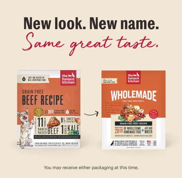 The Honest Kitchen Wholemade GF Beef 10 lb.