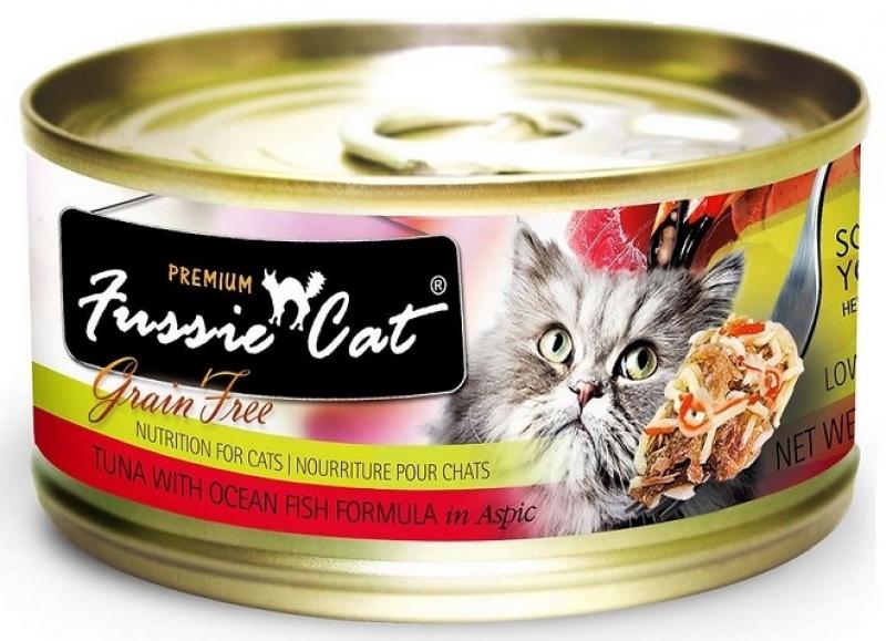 Fussie Cat Tuna w/ Ocean Fish 2.82 oz.