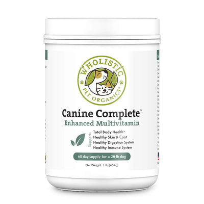 Wholistic* Pet Organics Canine Complete Whitefish 8 oz