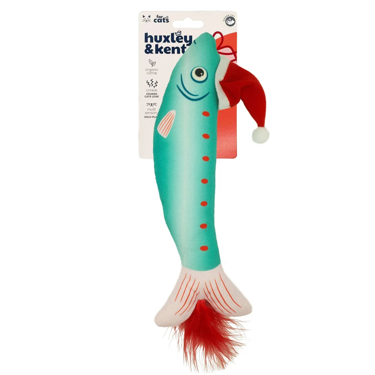 H&K Cat Holiday Toy Merry Fishmas Sardine Mint