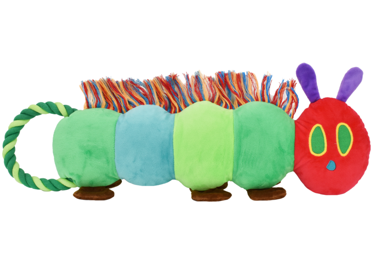 Multipet Eric Carle Plush Dog Toy Caterpillar Tug 24"