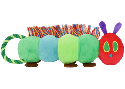 Multipet Eric Carle Plush Dog Toy Caterpillar Tug 24"