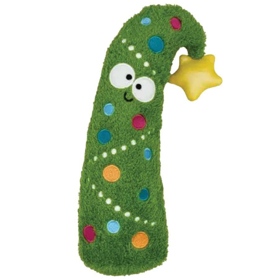 H&K Holiday Dog Toy Fetchies Bruce Spruce