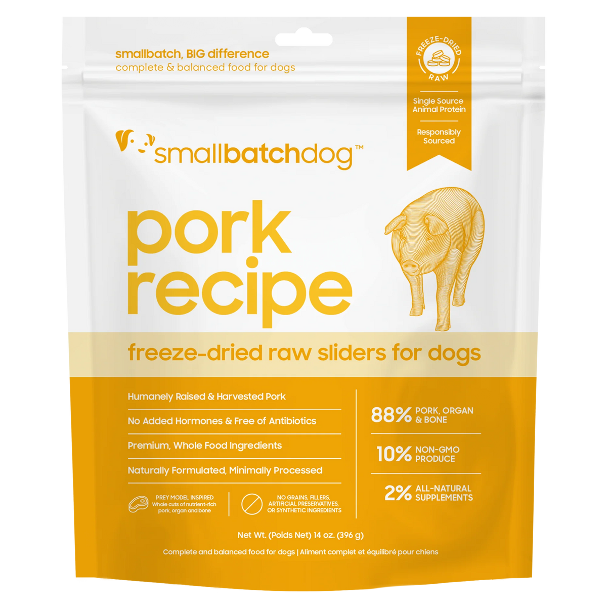 Small Batch FD Dog Sliders Pork 25 oz.