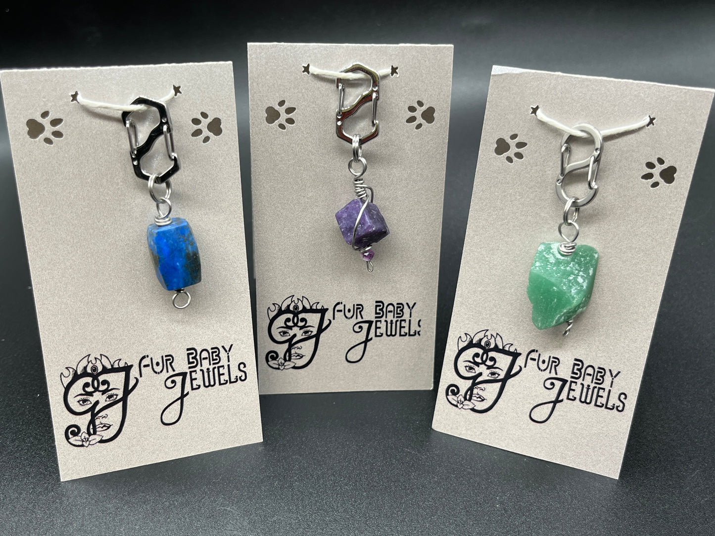 Goddessa Jewels Fur Baby Collar Clips