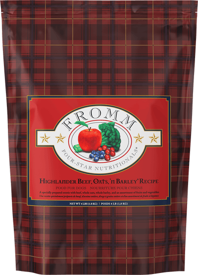 Fromm 4 Star Highlander Beef, Oats, & Barley 4 lb