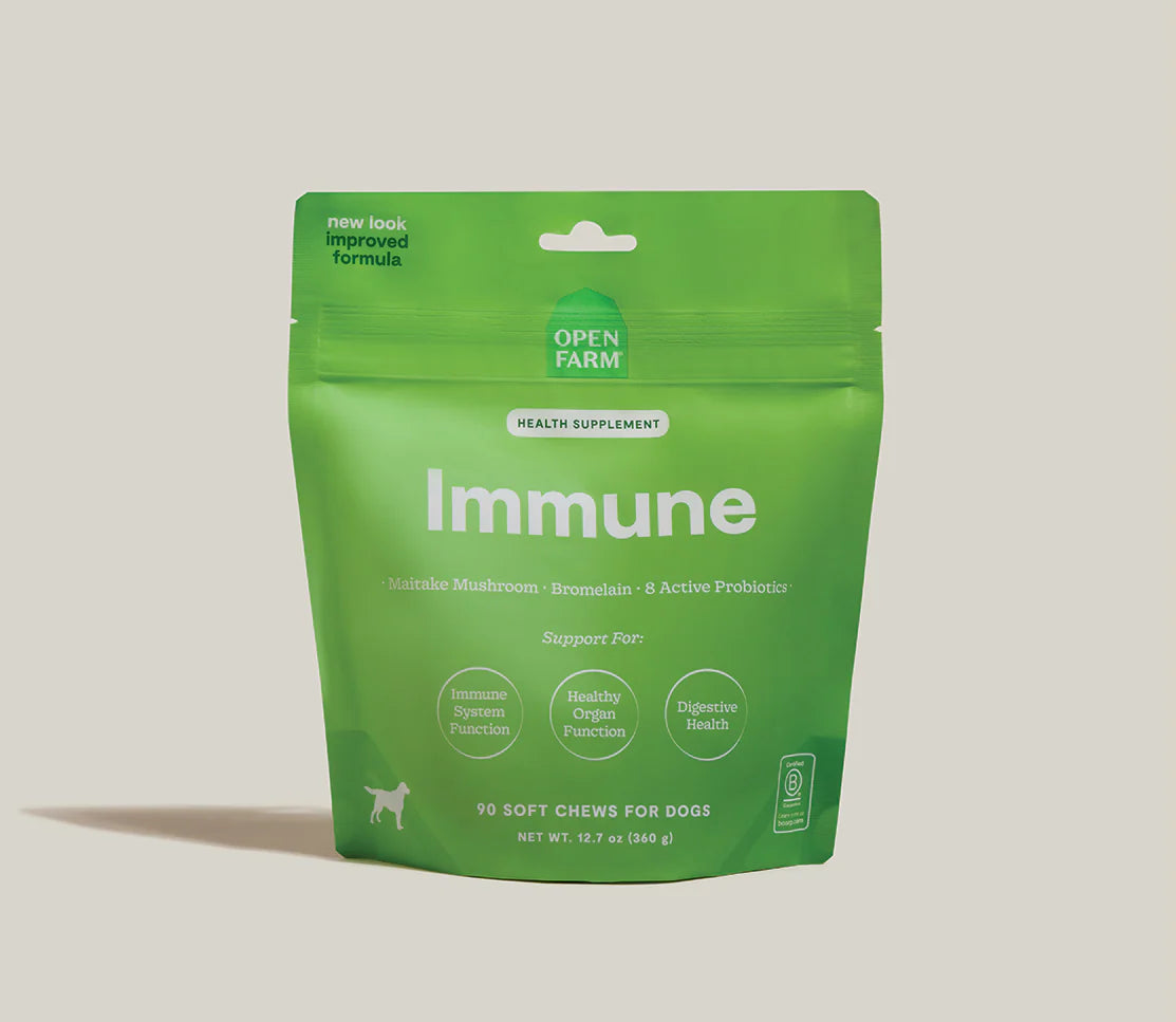 Open Farm* Supplement Immune Health Chews 90 ct