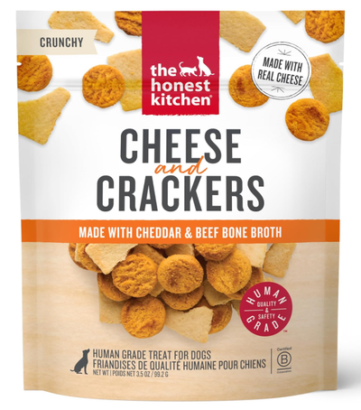 The Honest Kitchen Treats Cheese and Crackers 3.5 oz.