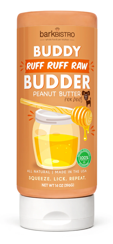 Bark Bistro Buddy Budder Raw Squeeze Bottle 14 oz