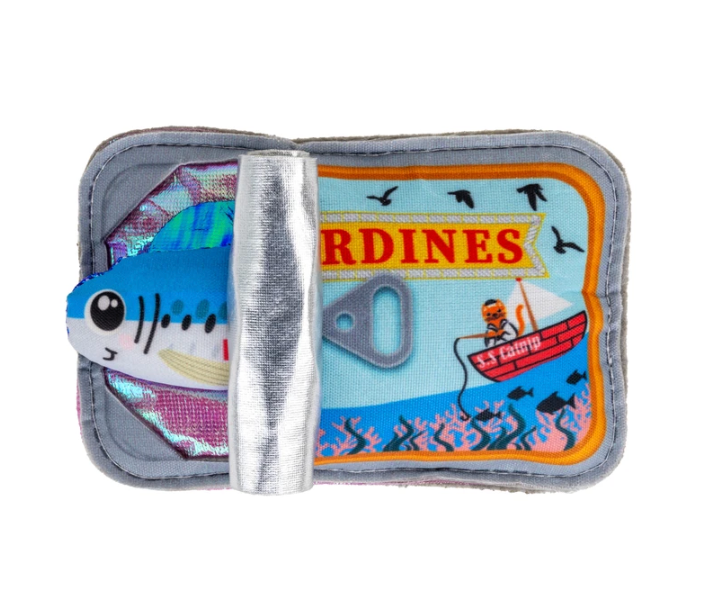 Kong Holiday Cat Toy Scrattle Sardine